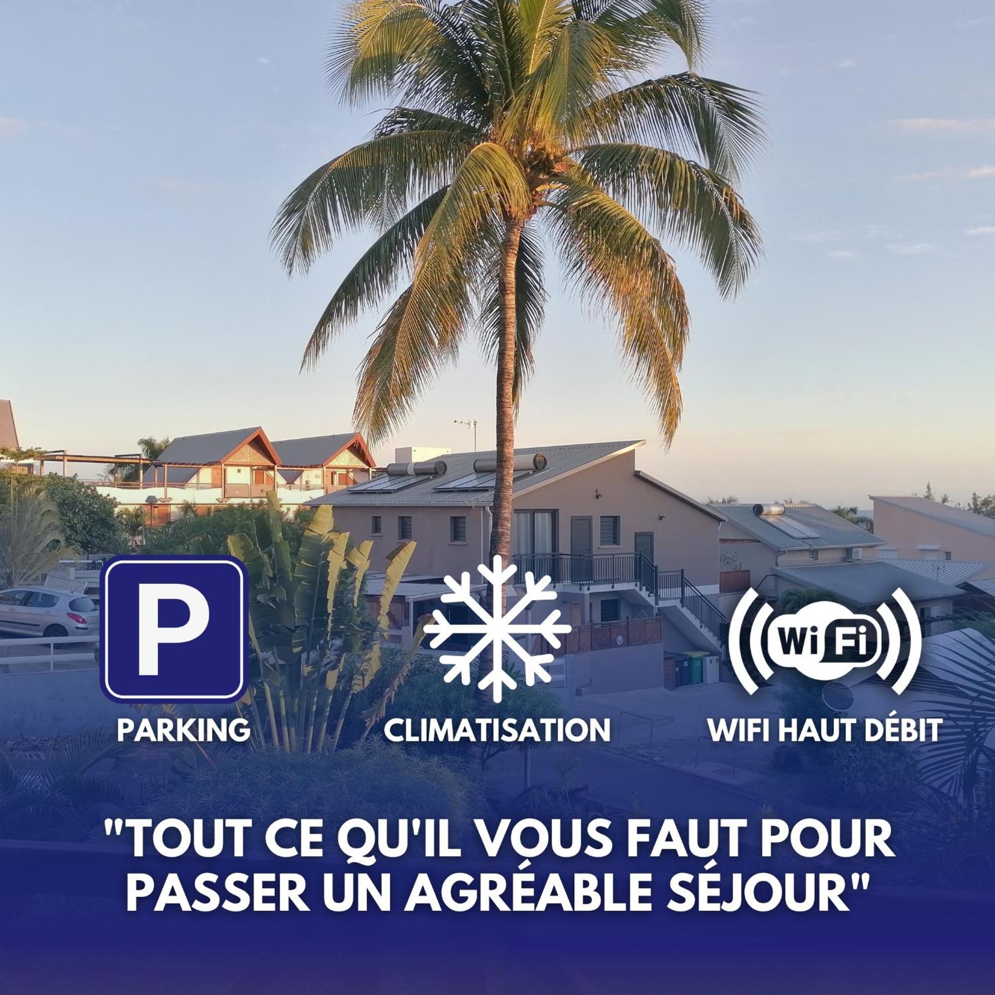 Le Tamarin Bleu - Studio A 300 M De La Plage 拉萨尔勒班 外观 照片